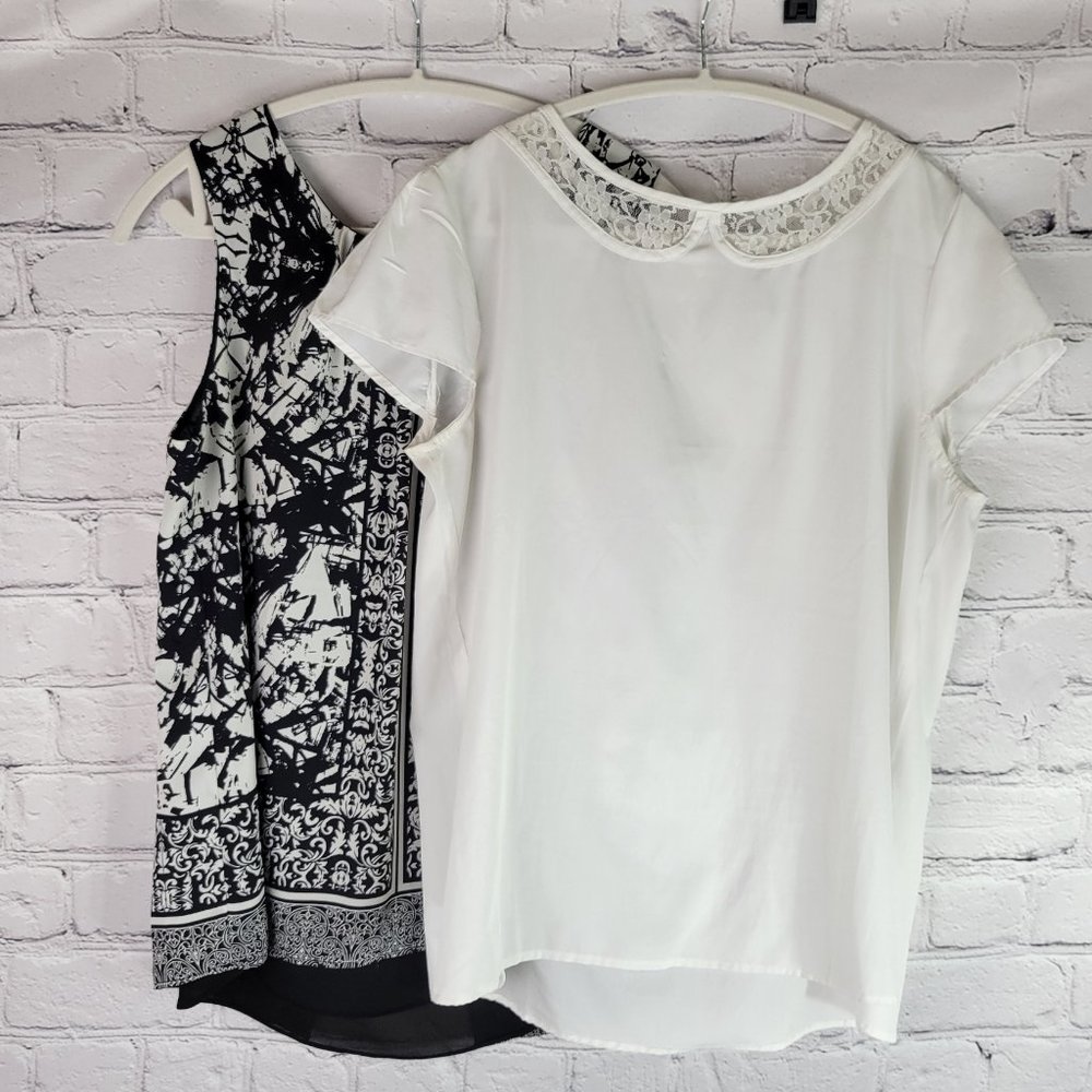 Set of (2) Light & Flowy Summer Blouses - Picture 2 of 14